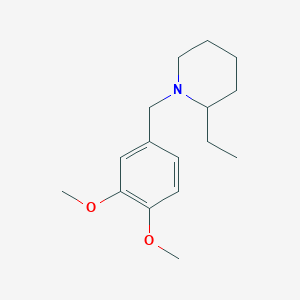 1-[(3,4-Dimethoxyphenyl)methyl]-2-ethylpiperidine