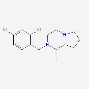 2-[(2,4-dichlorophenyl)methyl]-1-methyl-3,4,6,7,8,8a-hexahydro-1H-pyrrolo[1,2-a]pyrazine