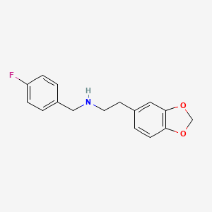 2-(1,3-benzodioxol-5-yl)-N-(4-fluorobenzyl)ethanamine