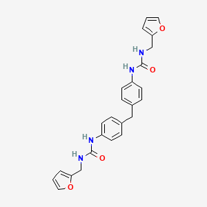 1,1'-(Methylenebis(4,1-phenylene))bis(3-(furan-2-ylmethyl)urea)