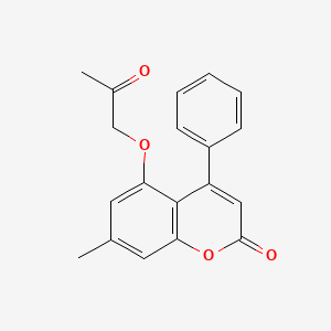 7-methyl-5-(2-oxopropoxy)-4-phenyl-2H-chromen-2-one