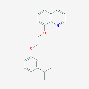 molecular formula C20H21NO2 B5191211 8-[2-(3-isopropylphenoxy)ethoxy]quinoline 