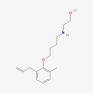 N-(2-methoxyethyl)-4-(2-methyl-6-prop-2-enylphenoxy)butan-1-amine