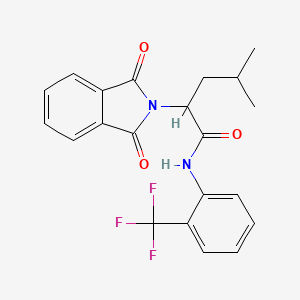 2-(1,3-Dioxo-1,3-dihydro-isoindol-2-yl)-4-methyl-pentanoic acid (2-trifluorometh