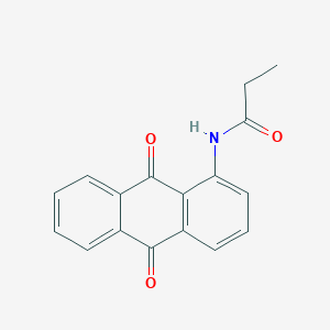 N-(9,10-dioxo-9,10-dihydro-1-anthracenyl)propanamide