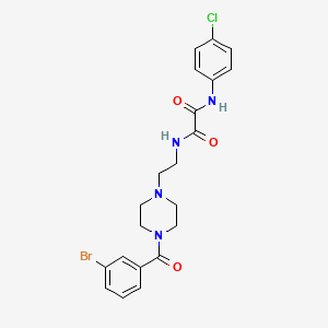 N-{2-[4-(3-bromobenzoyl)-1-piperazinyl]ethyl}-N'-(4-chlorophenyl)ethanediamide