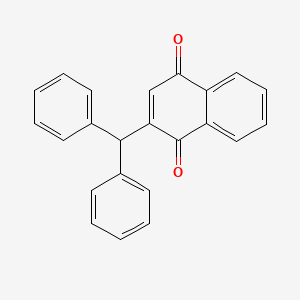 2-Benzhydrylnaphthalene-1,4-dione