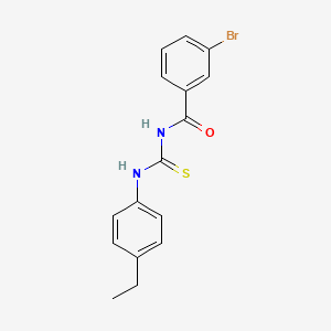 3-bromo-N-[(4-ethylphenyl)carbamothioyl]benzamide