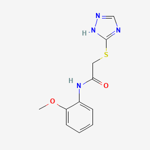 N-(2-Methoxyphenyl)-2-(1H-1,2,4-triazol-3-ylthio)acetamide