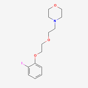 4-[2-[2-(2-iodophenoxy)ethoxy]ethyl]morpholine