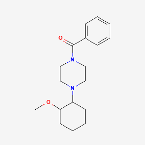 [4-(2-Methoxycyclohexyl)piperazin-1-yl]-phenylmethanone