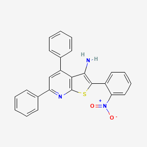 2-(2-nitrophenyl)-4,6-diphenylthieno[2,3-b]pyridin-3-amine