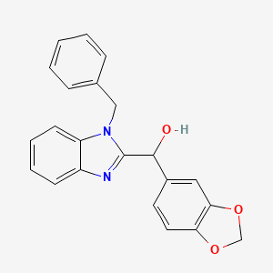 1,3-Benzodioxol-5-yl-(1-benzylbenzimidazol-2-yl)methanol