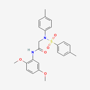 N~1~-(2,5-dimethoxyphenyl)-N~2~-(4-methylphenyl)-N~2~-[(4-methylphenyl)sulfonyl]glycinamide