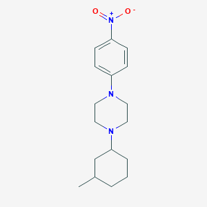 1-(3-methylcyclohexyl)-4-(4-nitrophenyl)piperazine