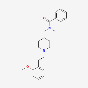 N-({1-[2-(2-methoxyphenyl)ethyl]-4-piperidinyl}methyl)-N-methylbenzamide