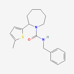 N-benzyl-2-(5-methylthiophen-2-yl)azepane-1-carboxamide