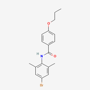 N-(4-bromo-2,6-dimethylphenyl)-4-propoxybenzamide