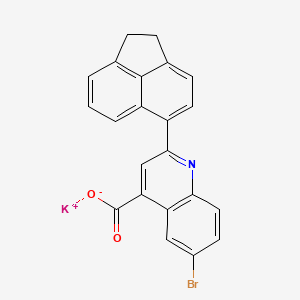 potassium 6-bromo-2-(1,2-dihydro-5-acenaphthylenyl)-4-quinolinecarboxylate