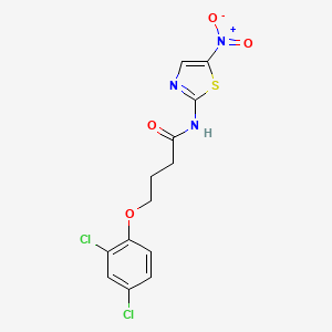 4-(2,4-DICHLOROPHENOXY)-N~1~-(5-NITRO-1,3-THIAZOL-2-YL)BUTANAMIDE