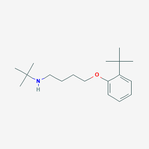 N-tert-butyl-4-(2-tert-butylphenoxy)butan-1-amine