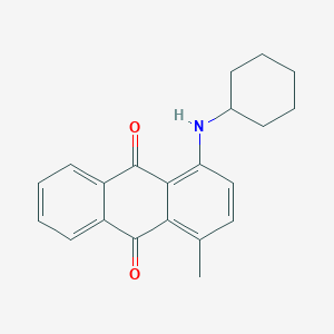 1-(Cyclohexylamino)-4-methylanthracene-9,10-dione