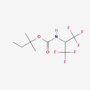 2-methylbutan-2-yl N-(1,1,1,3,3,3-hexafluoropropan-2-yl)carbamate