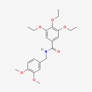 N-(3,4-dimethoxybenzyl)-3,4,5-triethoxybenzamide