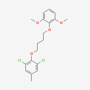 1,3-dichloro-2-[4-(2,6-dimethoxyphenoxy)butoxy]-5-methylbenzene