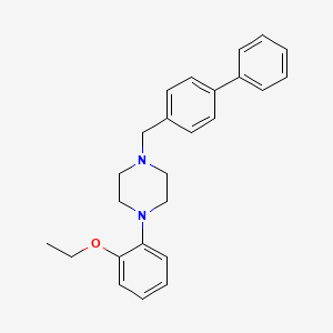 1-(4-biphenylylmethyl)-4-(2-ethoxyphenyl)piperazine