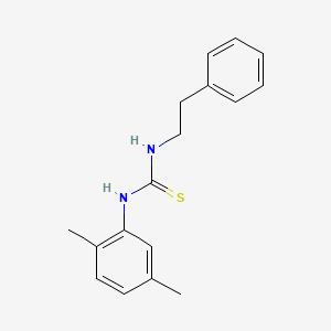 N-(2,5-dimethylphenyl)-N'-(2-phenylethyl)thiourea