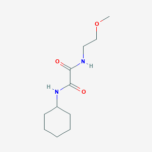 N-cyclohexyl-N'-(2-methoxyethyl)ethanediamide