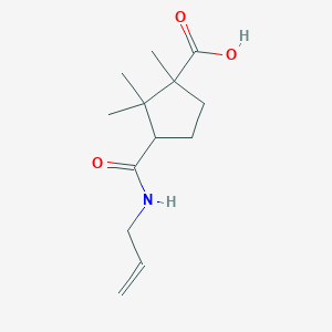 3-[(allylamino)carbonyl]-1,2,2-trimethylcyclopentanecarboxylic acid