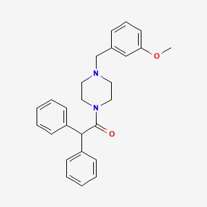 1-[4-(3-Methoxybenzyl)piperazino]-2,2-diphenyl-1-ethanone