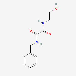 molecular formula C11H14N2O3 B5192311 N-benzyl-N'-(2-hydroxyethyl)ethanediamide 