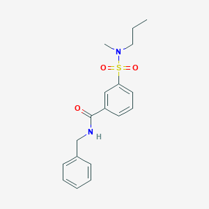 N-benzyl-3-{[methyl(propyl)amino]sulfonyl}benzamide