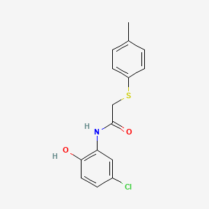 N-(5-chloro-2-hydroxyphenyl)-2-[(4-methylphenyl)thio]acetamide