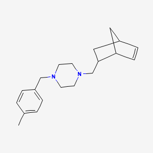 1-(bicyclo[2.2.1]hept-5-en-2-ylmethyl)-4-(4-methylbenzyl)piperazine