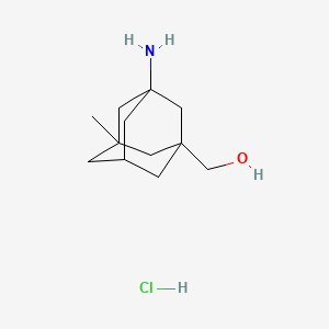 molecular formula C12H22ClNO B5192458 (3-amino-5-methyl-1-adamantyl)methanol hydrochloride 