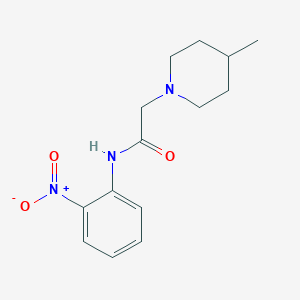 2-(4-methyl-1-piperidinyl)-N-(2-nitrophenyl)acetamide