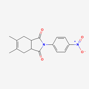 5,6-dimethyl-2-(4-nitrophenyl)-3a,4,7,7a-tetrahydro-1H-isoindole-1,3(2H)-dione