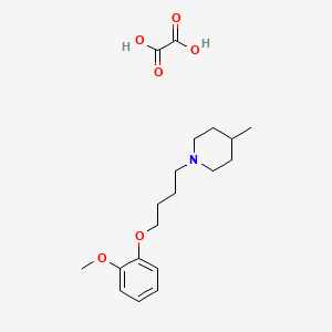 1-[4-(2-Methoxyphenoxy)butyl]-4-methylpiperidine;oxalic acid