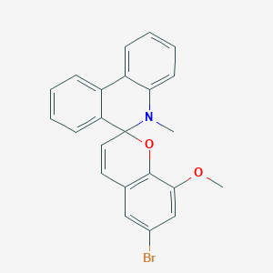 6-bromo-8-methoxy-5'-methyl-5'H-spiro[chromene-2,6'-phenanthridine]