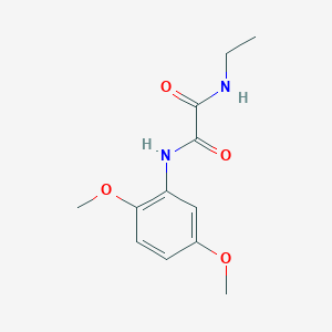 molecular formula C12H16N2O4 B5192579 N-(2,5-dimethoxyphenyl)-N'-ethylethanediamide 