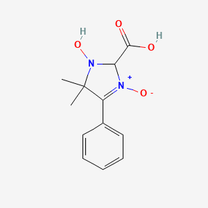 1-hydroxy-5,5-dimethyl-4-phenyl-2,5-dihydro-1H-imidazole-2-carboxylic acid 3-oxide