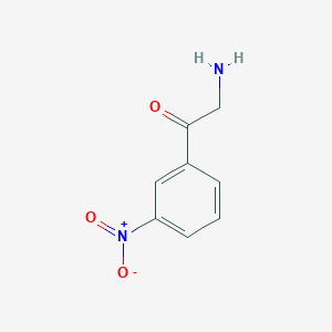 molecular formula C8H8N2O3 B051926 2-氨基-1-(3-硝基苯基)乙酮 CAS No. 40513-40-4