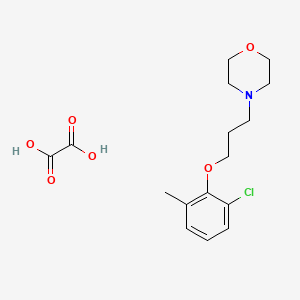 4-[3-(2-chloro-6-methylphenoxy)propyl]morpholine oxalate