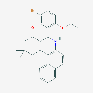 5-(5-bromo-2-isopropoxyphenyl)-2,2-dimethyl-2,3,5,6-tetrahydrobenzo[a]phenanthridin-4(1H)-one