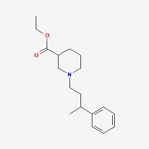 ethyl 1-(3-phenylbutyl)-3-piperidinecarboxylate