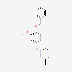 1-[4-(benzyloxy)-3-methoxybenzyl]-3-methylpiperidine